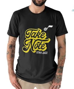 Take Note Utah Jazz Basketball Shirt