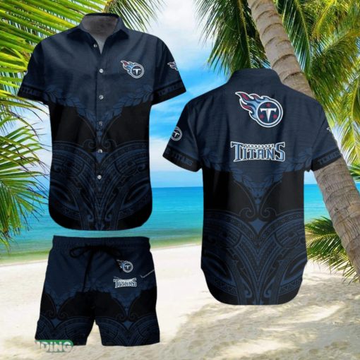 Tennessee Titans NFL Football Short Hawaiian Shirt And Short For Men Women Gift Summer Beach Team Holiday