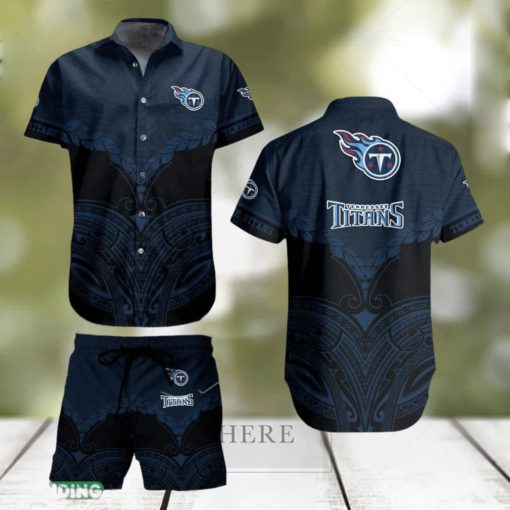 Tennessee Titans NFL Football Short Hawaiian Shirt And Short For Men Women Gift Summer Beach Team Holiday