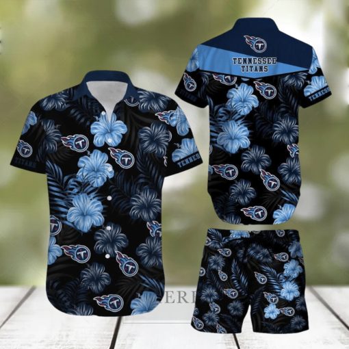 Tennessee Titans NFL Football Summer Beach Team Hawaiian Shirt And Short For Men Women Gift