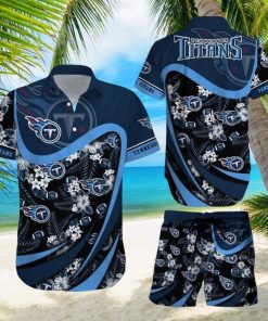 Tennessee Titans NFL SAS Tropical Pattern Island Summer Beach Team Hawaiian Shirt And Short For Mem Women Gift