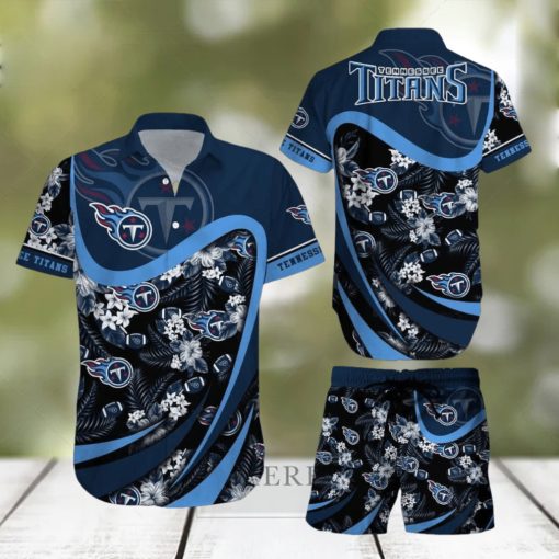 Tennessee Titans NFL SAS Tropical Pattern Island Summer Beach Team Hawaiian Shirt And Short For Mem Women Gift