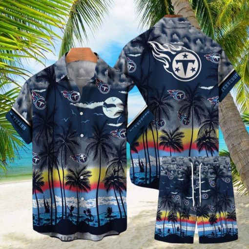 Tennessee Titans NFL SAS Tropical Pattern Summer Beach Team Hawaiian Shirt And Short For Men Women Gift