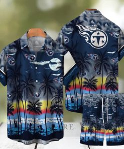 Tennessee Titans NFL SAS Tropical Pattern Summer Beach Team Hawaiian Shirt And Short For Men Women Gift