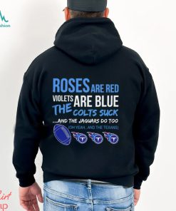 Tennessee Titans Roses Are Red Violets Are Blue Shirt