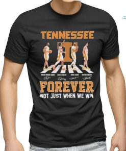 Tennessee Volunteers Men’s Basketball Abbey Road Forever Not Just When We Win Signatures Shirt, hoodie, sweater, long sleeve and tank top Tennessee Volunteers Men’s Basketball Abbey Road Forever Not Just When We Win Signatures Shirt