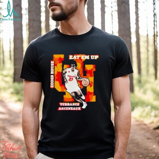 Terrance Arceneaux Houston Cougars Coogs House eat em up t shirt