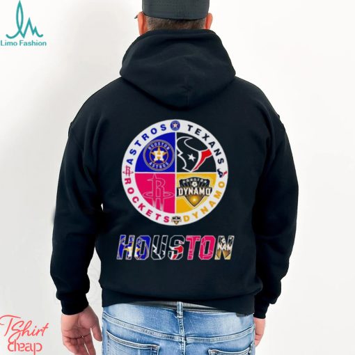 Texans Dynamo Rockets Astros Houston logo shirt