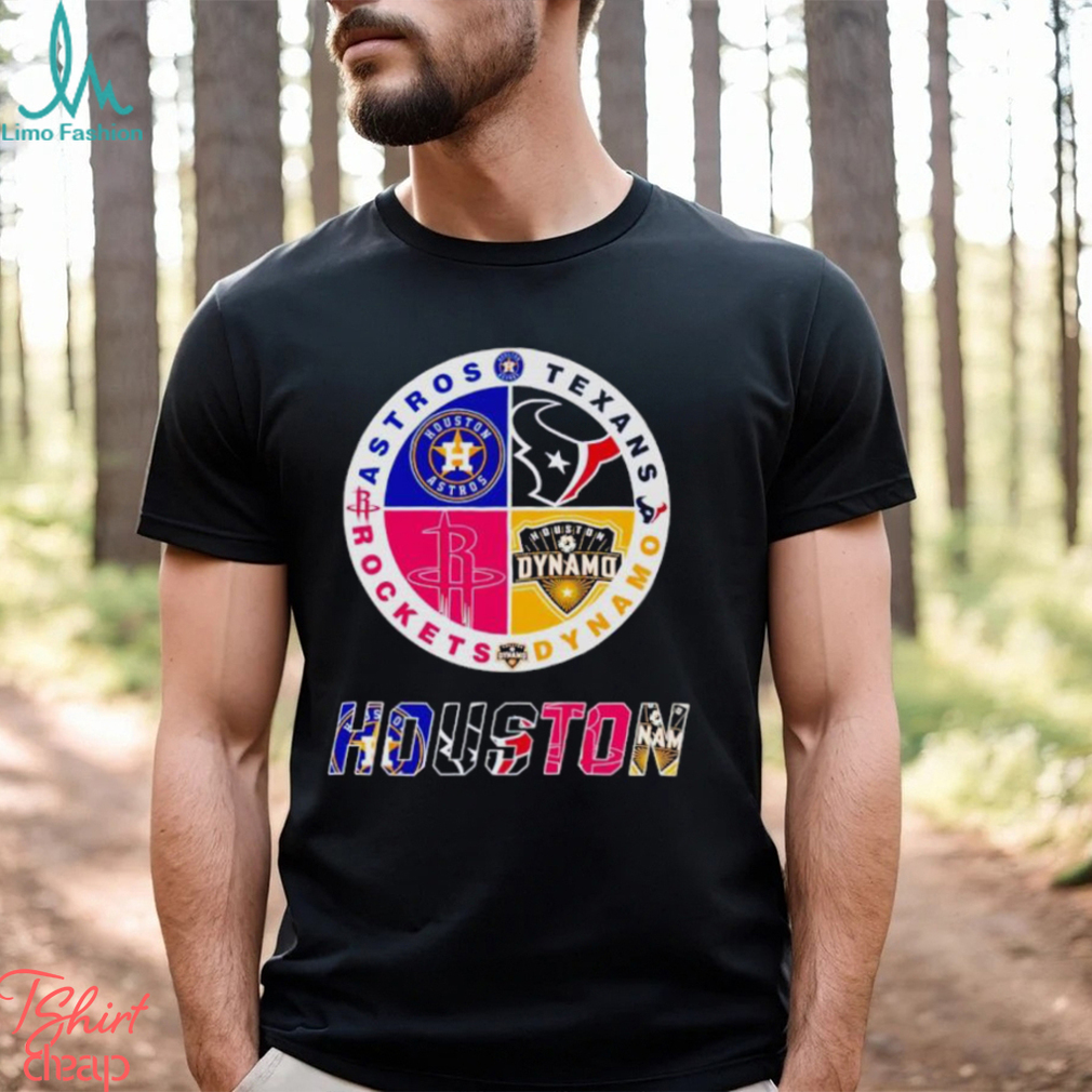 Texans Dynamo Rockets Astros Houston logo shirt Texans Dynamo Rockets Astros Houston logo shirt