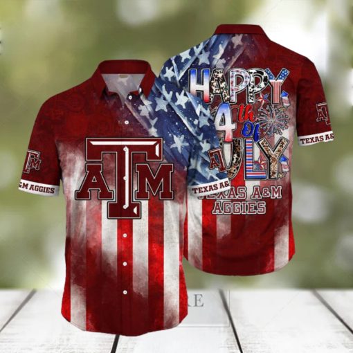 Texas A&ampM Aggies NCAA2 Independence Day Holidays Hawaiian Shirt For Men Women Gift