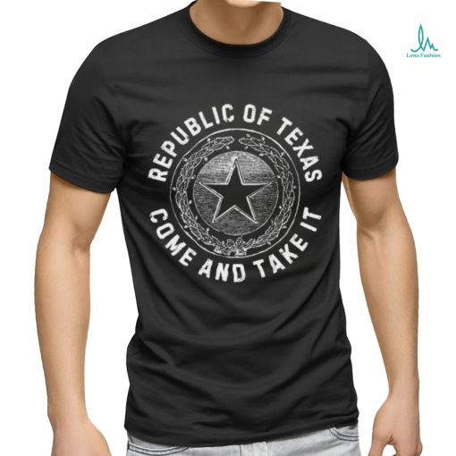 Texas Razor Wire Republic Of Texas, Come And Take It Shirt