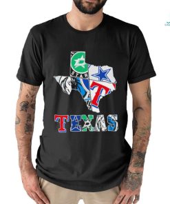 Texas sports teams Stars Cowboys Rangers Mavericks shirt