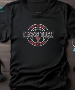 Texas tech lady raiders embossed basketball red performance t shirt