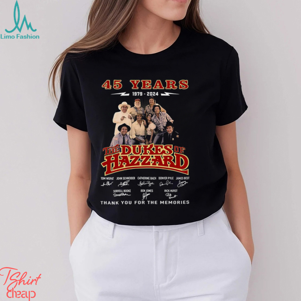 The Dukes Of Hazzard 45 Years Of The Memories T Shirt The Dukes Of Hazzard 45 Years Of The Memories T Shirt