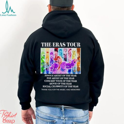 The Eras Tour 1989 2024 thank you for the music and memories shirt