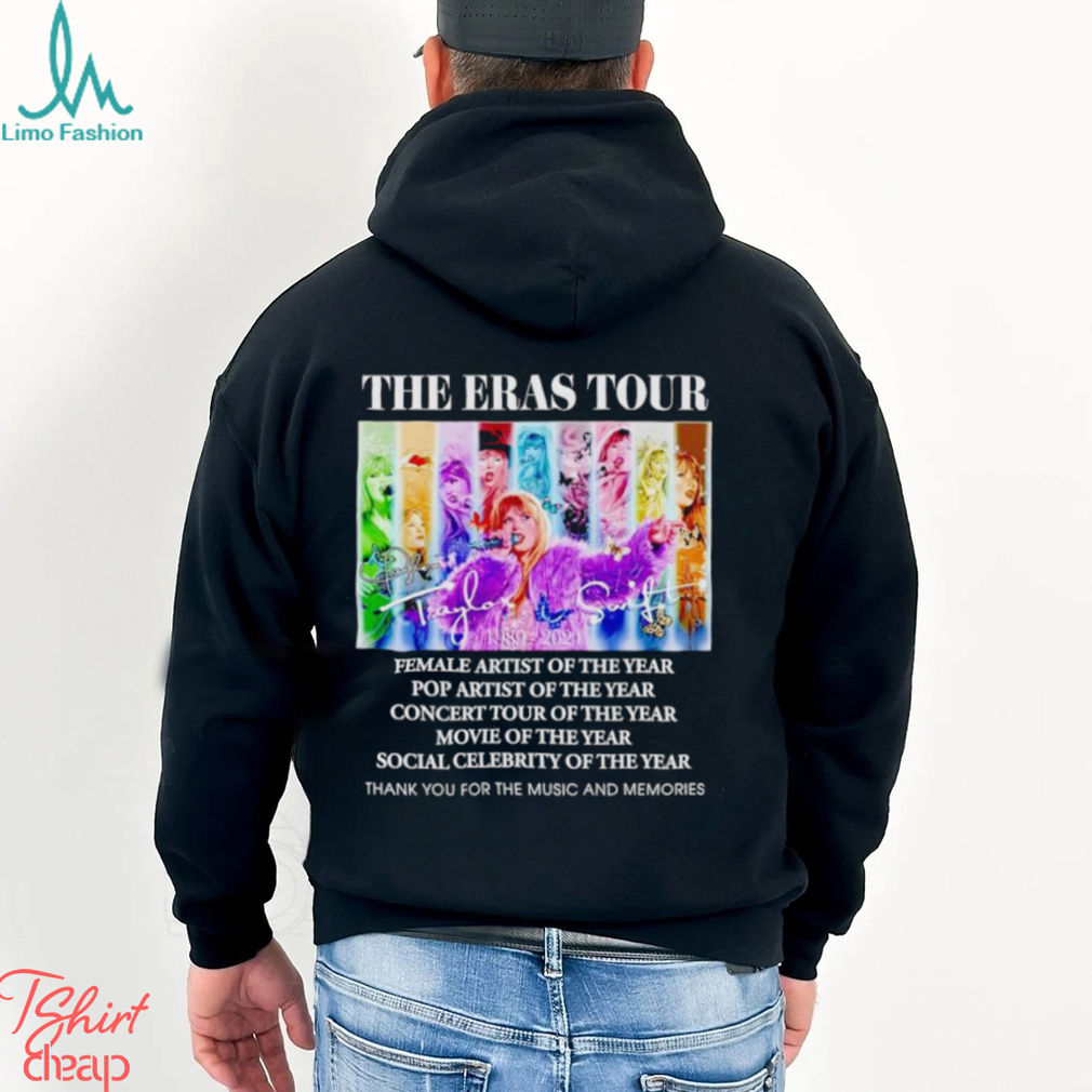 The Eras Tour 1989 2024 thank you for the music and memories shirt The Eras Tour 1989 2024 thank you for the music and memories shirt