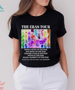 The Eras Tour 1989 2024 thank you for the music and memories shirt