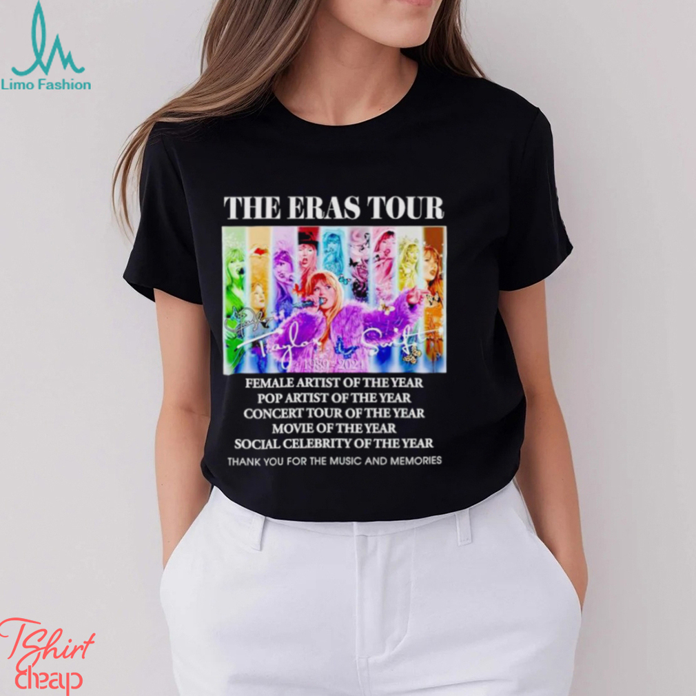 The Eras Tour 1989 2024 thank you for the music and memories shirt The Eras Tour 1989 2024 thank you for the music and memories shirt