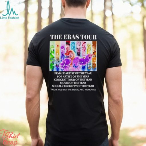 The Eras Tour 1989 2024 thank you for the music and memories shirt