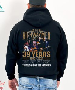 The Highwaymen 39 Years 1985 – 2024 Thank You For The Memories T Shirt