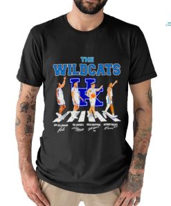 The Kentucky Wildcats basketball abbey road signatures shirt