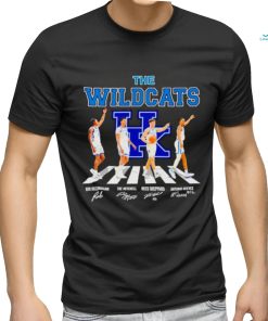 The Kentucky Wildcats basketball abbey road signatures shirt