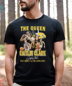 The Queen Caitlin Clark NCAA’s Women’s All Time Leading Scorer T Shirt