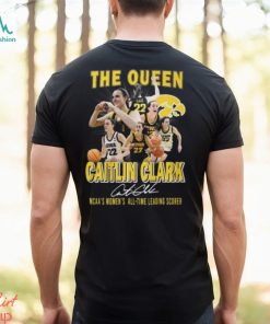 The Queen Caitlin Clark NCAA’s Women’s All Time Leading Scorer T Shirt