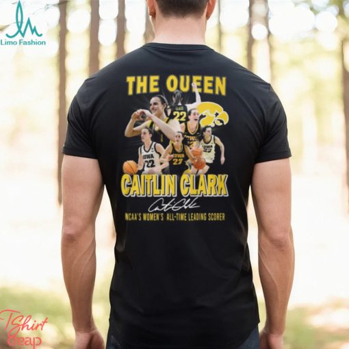 The Queen Caitlin Clark NCAA’s Women’s All Time Leading Scorer T Shirt