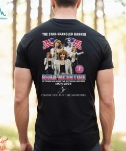 The Star Spangled Banner Reba Mcentire 50 Years Ago Sang The National Anthem 1974 – 2024 T Shirt