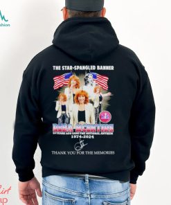 The Star Spangled banner Reba Mcentire 1974 2024 thank you for the memories shirt