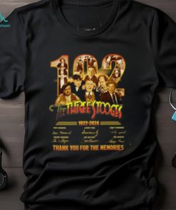 The Three Stooges 102th Anniversary 1922 – 2024 Thank You For The Memories T Shirt