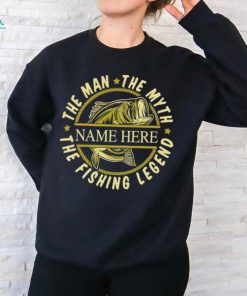 The man the myth the fishing legend shirt