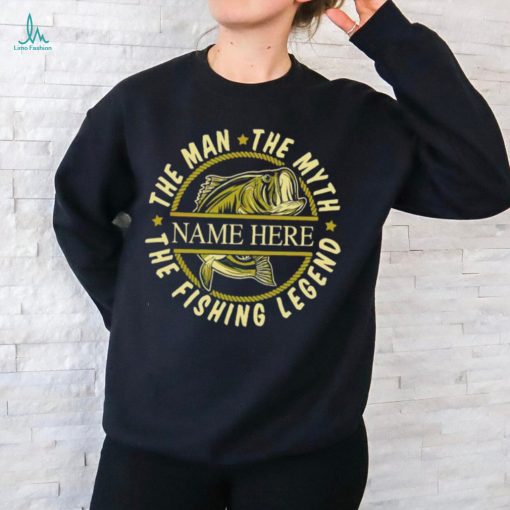 The man the myth the fishing legend shirt