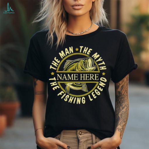 The man the myth the fishing legend shirt