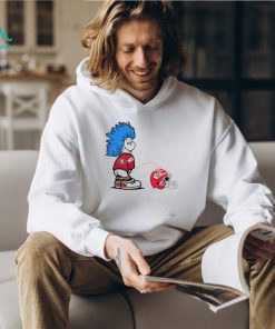 Thing one San Francisco 49ers piss on Kansas City Chiefs helmet shirt