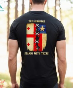 This Georgian stands with Texas shirt