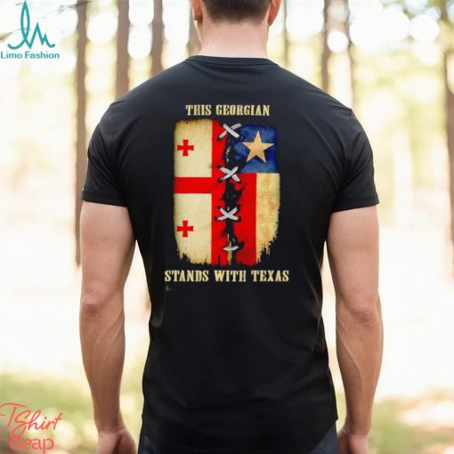 This Georgian stands with Texas shirt