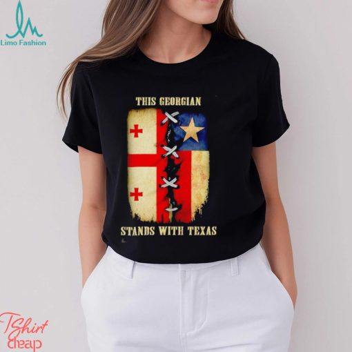 This Georgian stands with Texas shirt