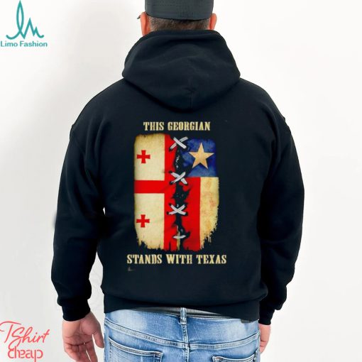 This Georgian stands with Texas shirt