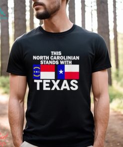 This North Carolinian stands with Texas shirt