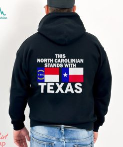 This North Carolinian stands with Texas shirt
