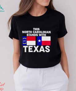 This North Carolinian stands with Texas shirt