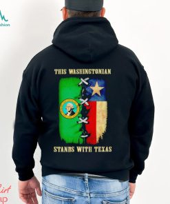 This Washingtonian stands with Texas shirt