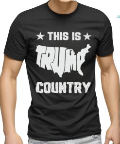 This is Trump country USA map shirt