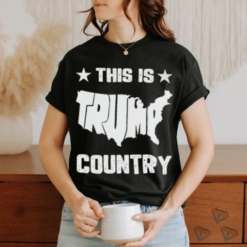 This is Trump country USA map shirt