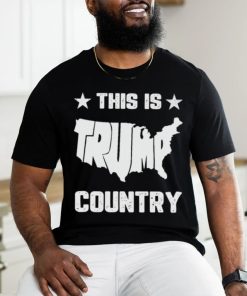 This is Trump country USA map shirt