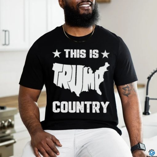 This is Trump country USA map shirt
