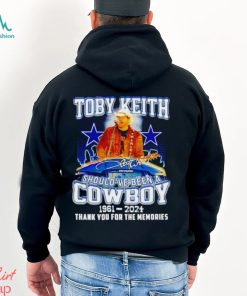Toby Keith should’ve been a Cowboy 1961 2024 thank you for the memories shirt