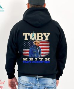 Toby Keith that’s country bro USA flag signature shirt